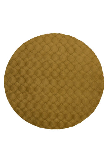 Obsession, Kusový koberec Diamond Cut 800 Honey kruh, 120x120, hnedá, obývacia izba