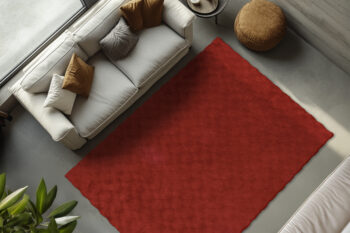 Obsession, Kusový koberec Diamond Cut 800 Red, 120x170, červená, obývacia izba