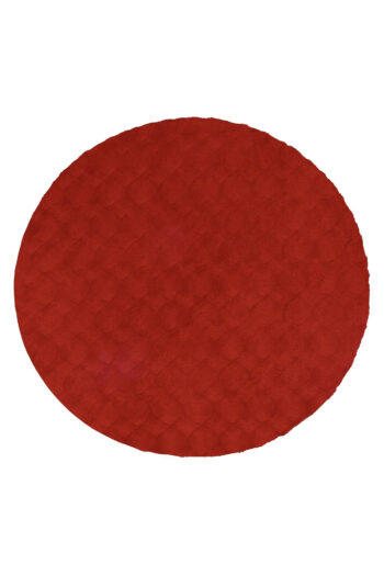 Obsession, Kusový koberec Diamond Cut 800 Red kruh, 200x200, červená, obývacia izba