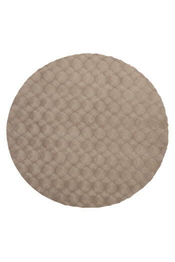 Obsession, Kusový koberec Diamond Cut 800 Taupe kruh, 120x120, hnedá, obývacia izba