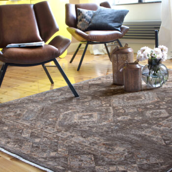 Obsession, Kusový koberec Laos 466 Taupe, 160x230, hnedá, chodba / predsieň