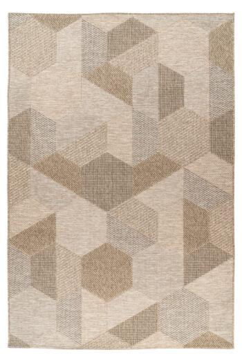 Obsession, Kusový koberec My Oslo 705 Taupe - na von aj na doma, 80x150, béžová, chodba / predsieň
