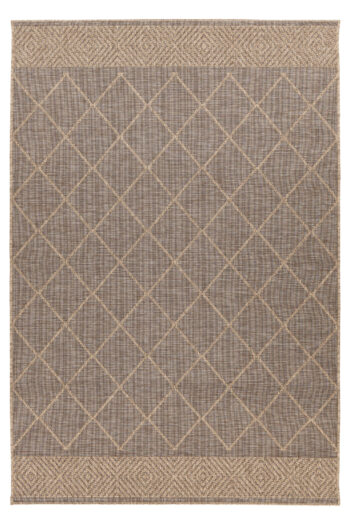 Obsession, Kusový koberec My Oslo 710 Taupe - na von aj na doma, 200x290, hnedá, chodba / predsieň