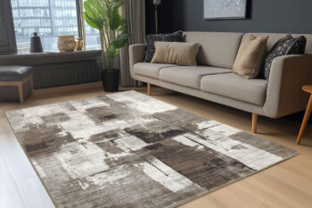 Obsession, Kusový koberec Posh 300 Taupe, 120x170, hnedá, chodba / predsieň