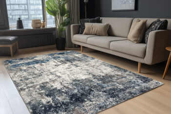 Obsession, Kusový koberec Posh 303 Blue, 80x150, modrá, chodba / predsieň