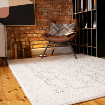 Obsession, Ručne tkaný kusový koberec My Freya 270 cream, 80x150, biela, obývacia izba