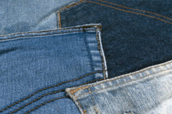 Obsession, Ručne všívaný kusový koberec My Denim Pocket 465 Blue, 80x150, modrá, chodba / predsieň