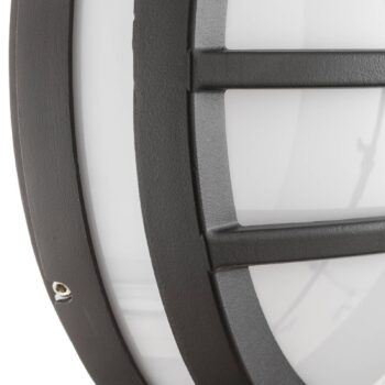 Okrúhle vonkajšie nástenné svietidlo NANDIN