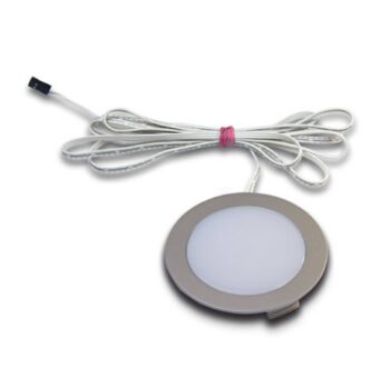 Okrúhle zapustené LED svetlo Dynamic FR 68 LED