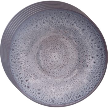 Orion Súprava keramických hlbokých tanierov Glaze fialová 20,5 cm, ks