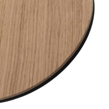 Orios LED nástenné svietidlo, drevo, Ø 20 cm, nepriamy rozvod