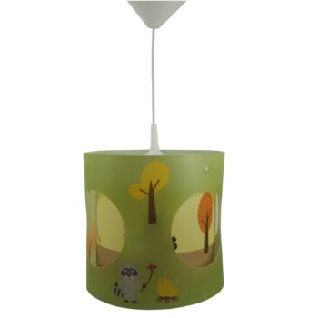 Otočná závesná lampa Lesné zvieratká