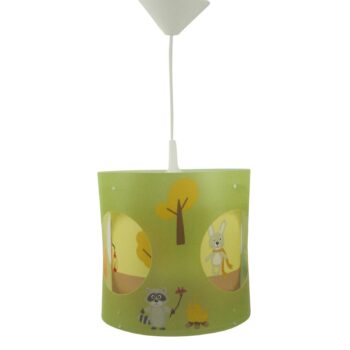 Otočná závesná lampa Lesné zvieratká
