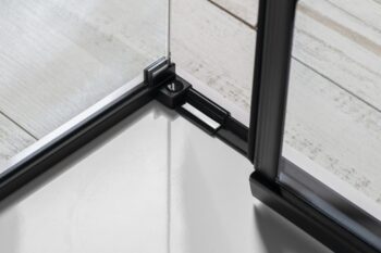 POLYSAN - ALTIS BLACK obdĺžniková sprchová zástena 1100x800 L/P varianta AL3912BAL5912B