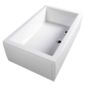POLYSAN - DEEP hlboká sprchová vanička obdĺžnik 110x75x26cm, biela 72883