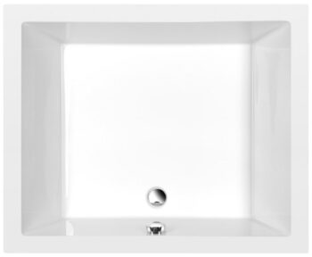 POLYSAN - DEEP hlboká sprchová vanička obdĺžnik 110x90x26cm, biela 72363