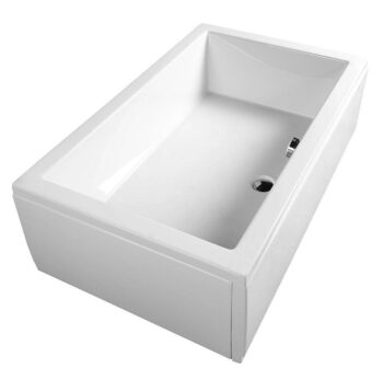 POLYSAN - DEEP hlboká sprchová vanička obdĺžnik 120x75x26cm, biela 71564