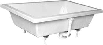 POLYSAN - DEEP hlboká sprchová vanička obdĺžnik 120x75x26cm, biela 71564