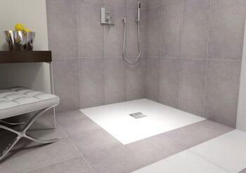 POLYSAN - FLEXIA sprchová vanička z liateho mramoru s možnosťou úpravy rozmeru 100x100cm 71552