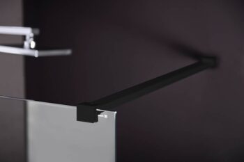 POLYSAN - MODULAR SHOWER BLACK stena na inštaláciu na múr, jednodielna, 800  MS1-80B