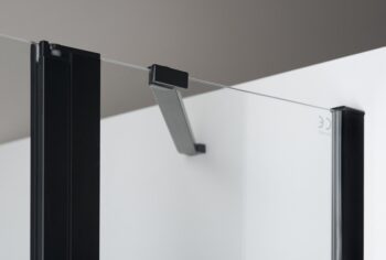 POLYSAN - ZOOM BLACK sprchové dvere 1200, číre sklo ZL1312B