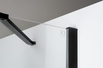 POLYSAN - ZOOM BLACK sprchové dvere 1200, číre sklo ZL1312B