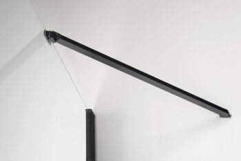 POLYSAN - ZOOM BLACK sprchové dvere 1200, číre sklo ZL1312B