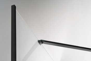POLYSAN - ZOOM BLACK štvorcová sprchová zástena 900x900, číre sklo ZL5415B