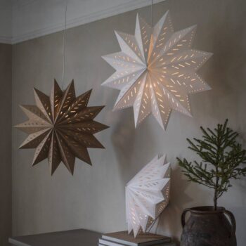 PR Home Alfa Star závesné svietidlo biela Ø 50 cm
