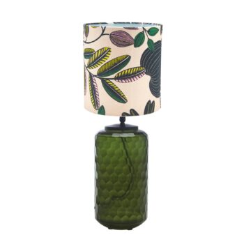 PR Home Gabby stolová lampa Ø 25cm zelená/biela