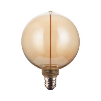 PR Home LED žiarovka Edge E27 gold 2W 1800K stmievateľná G125