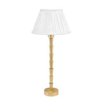 PR Home Stolná lampa Chloe zlatá/biela