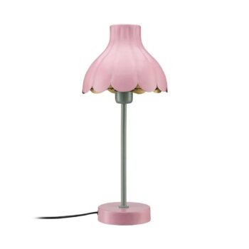 PR Home Stolná lampa Wera, ružová/zelená, výška 47 cm, kov