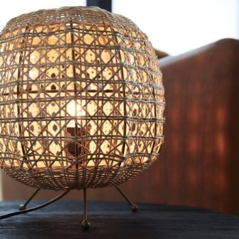 PR Home Wickham stolová lampa z ratanu