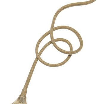 PR Home Závesné svietidlo Ester, zelené, Ø 17 cm, železo, zástrčka