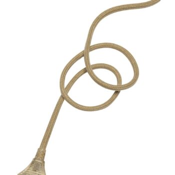 PR Home Závesné svietidlo Ester, zelené, Ø 24 cm, železo, zástrčka