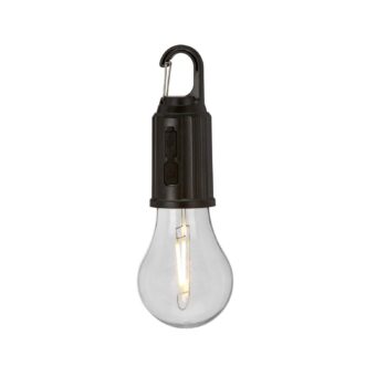 PR Home dobíjacie LED vonkajšie svetlo 2406003, čierne, stmievateľné