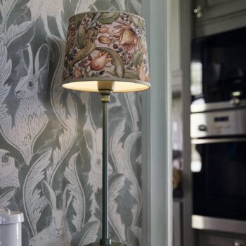 PR Home stolová lampa Lottie Sofia Theo farebná/zelená Ø 20 cm