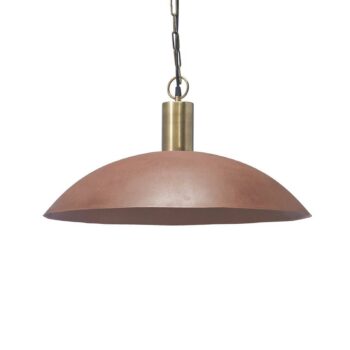 PR Home závesné svietidlo Alton, Ø 60 cm, hrdzavá farba, kov, E27