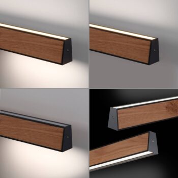 PURE E-Motion LED závesné svietidlo, CCT, drevo