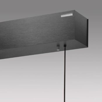 PURE E-Motion LED závesné svietidlo trám CCT, sivá