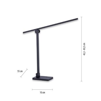 PURE Grafo stolová LED lampa, snímačový stmievač