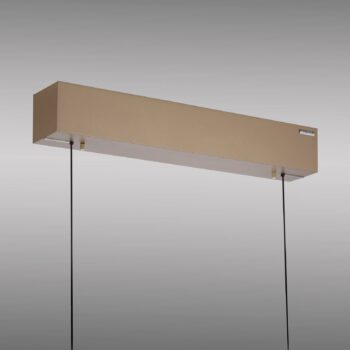 PURE LED závesné svetlo E-Popup bronzové sklo/kov CCT 18 svetiel.