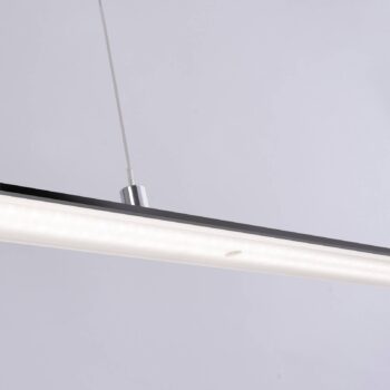 PURE LED závesné svetlo Lite, antracit, 100 cm, CCT, stmievateľné