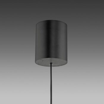 PURE LED závesné svietidlo E-Vitrum, hnedá/opál, sklo/hliník CCT