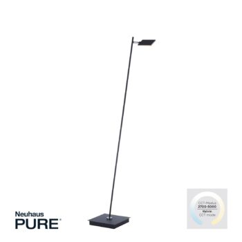 PURE Mira stojaca LED lampa, diaľkové, čierna