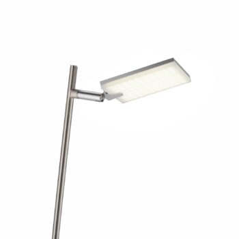 PURE Mira stojaca LED lampa, diaľkové, hliník
