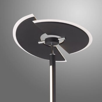 PURE Mutil LED stojacia lampa, lampa na čítanie, antracitová
