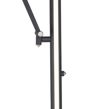 PURE Mutil LED stojacia lampa, lampa na čítanie, antracitová