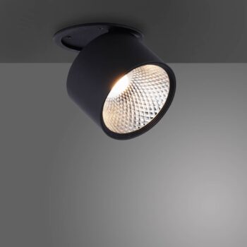 PURE Nola stropné LED svetlo 1-plameňové čierna